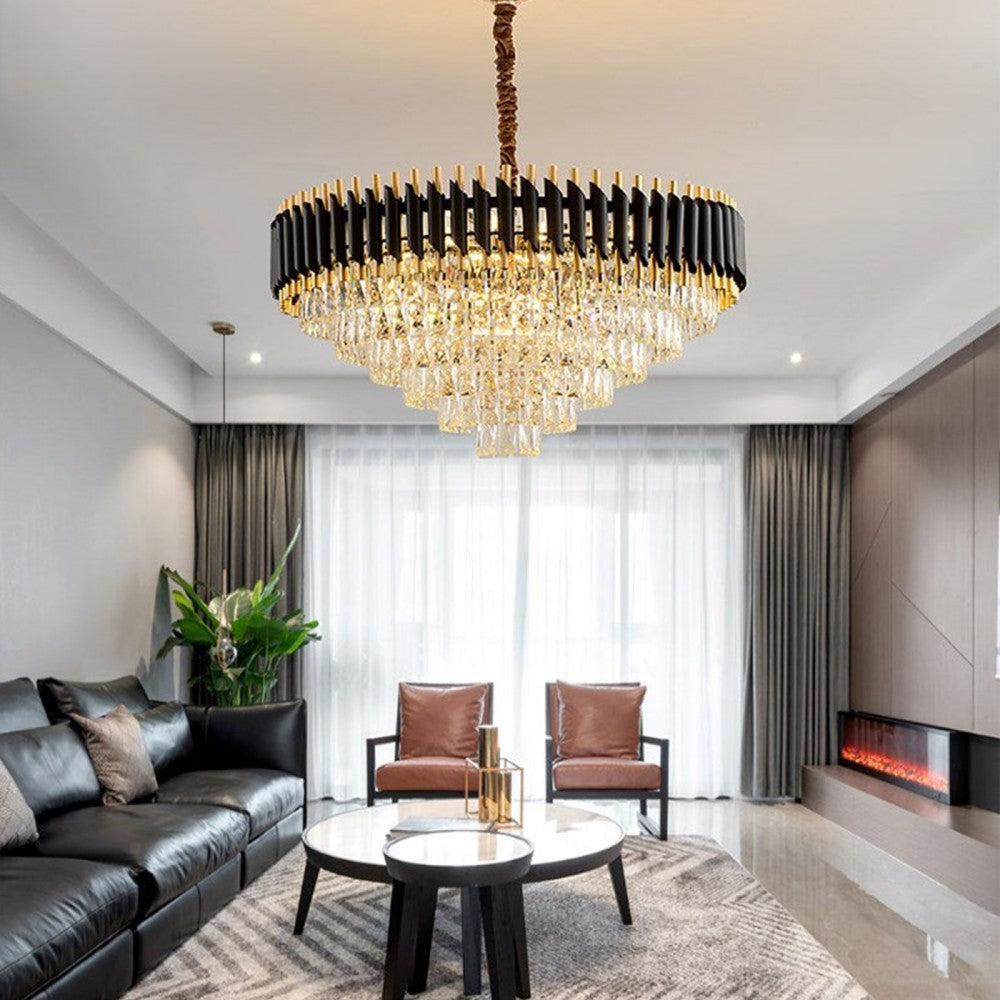 Candelabru Cristal Black Panther 950Mm Chandeliers Crystal