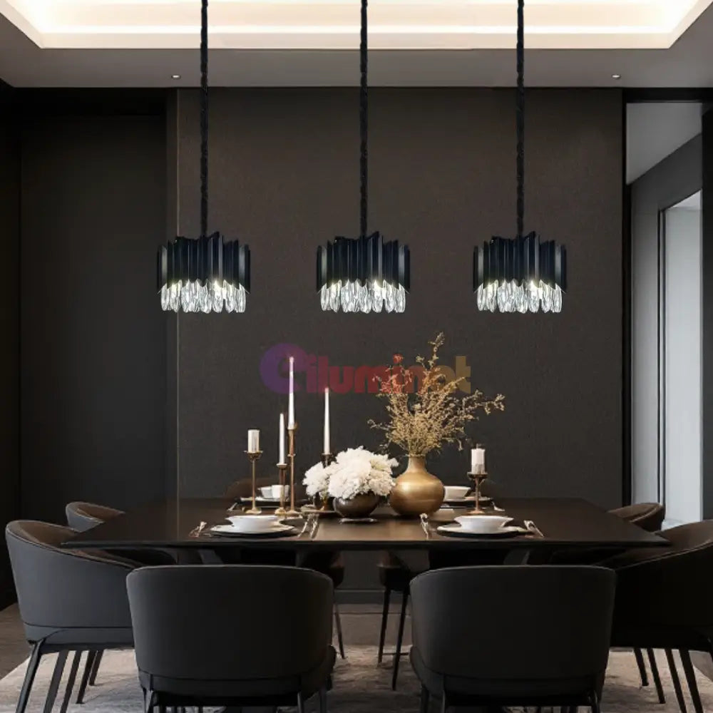 Candelabru Cristal 4xE14 Black Extravaganza NEAGRA / 35X26CM / CRISTAL Chandeliers Crystal