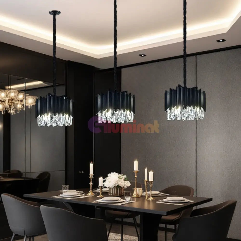 Candelabru Cristal 4xE14 Black Extravaganza NEAGRA / 35X26CM / CRISTAL Chandeliers Crystal