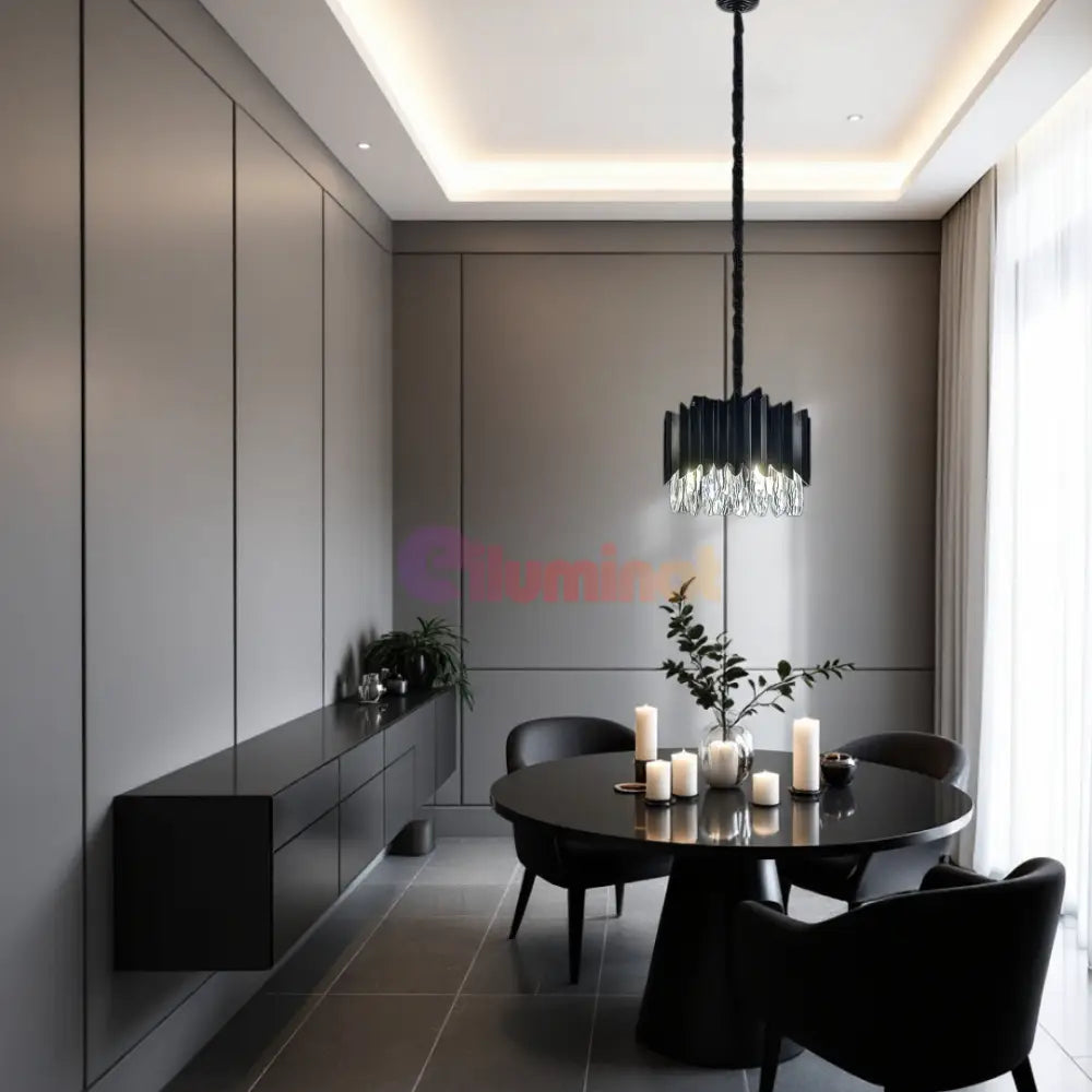 Candelabru Cristal 4xE14 Black Extravaganza NEAGRA / 35X26CM / CRISTAL Chandeliers Crystal