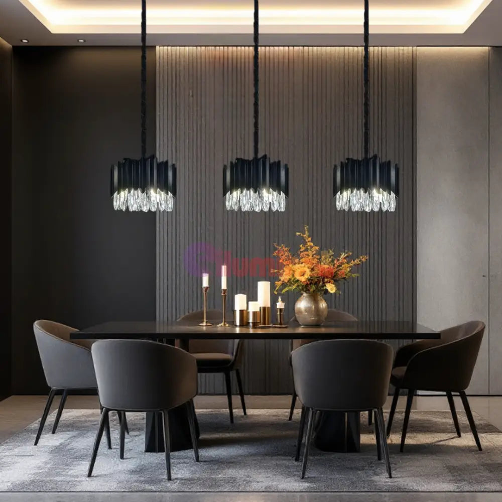 Candelabru Cristal 4xE14 Black Extravaganza NEAGRA / 35X26CM / CRISTAL Chandeliers Crystal
