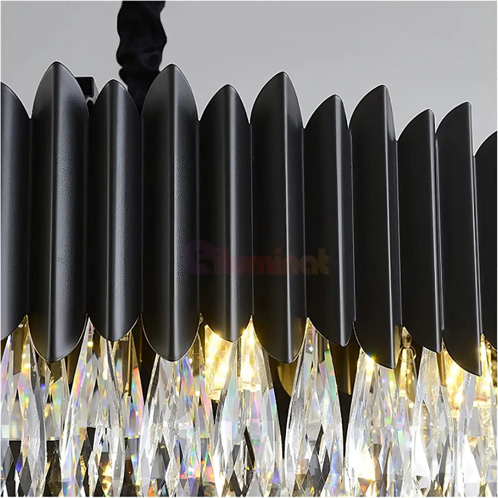 Candelabru Cristal 4xE14 Black Extravaganza NEAGRA / 35X26CM / CRISTAL Chandeliers Crystal