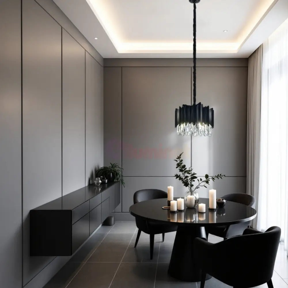 Candelabru Cristal 4xE14 Black Extravaganza NEAGRA / 35X26CM / CRISTAL Chandeliers Crystal