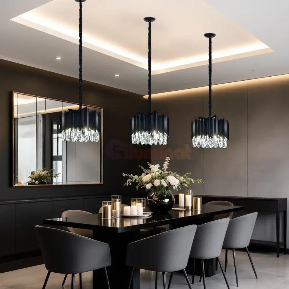 Candelabru Cristal 4xE14 Black Extravaganza NEAGRA / 35X26CM / CRISTAL Chandeliers Crystal