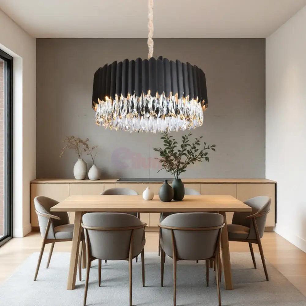 Candelabru Cristal 8xE14 Black Extravaganza NEAGRA / 55X26CM / CRISTAL Chandeliers Crystal
