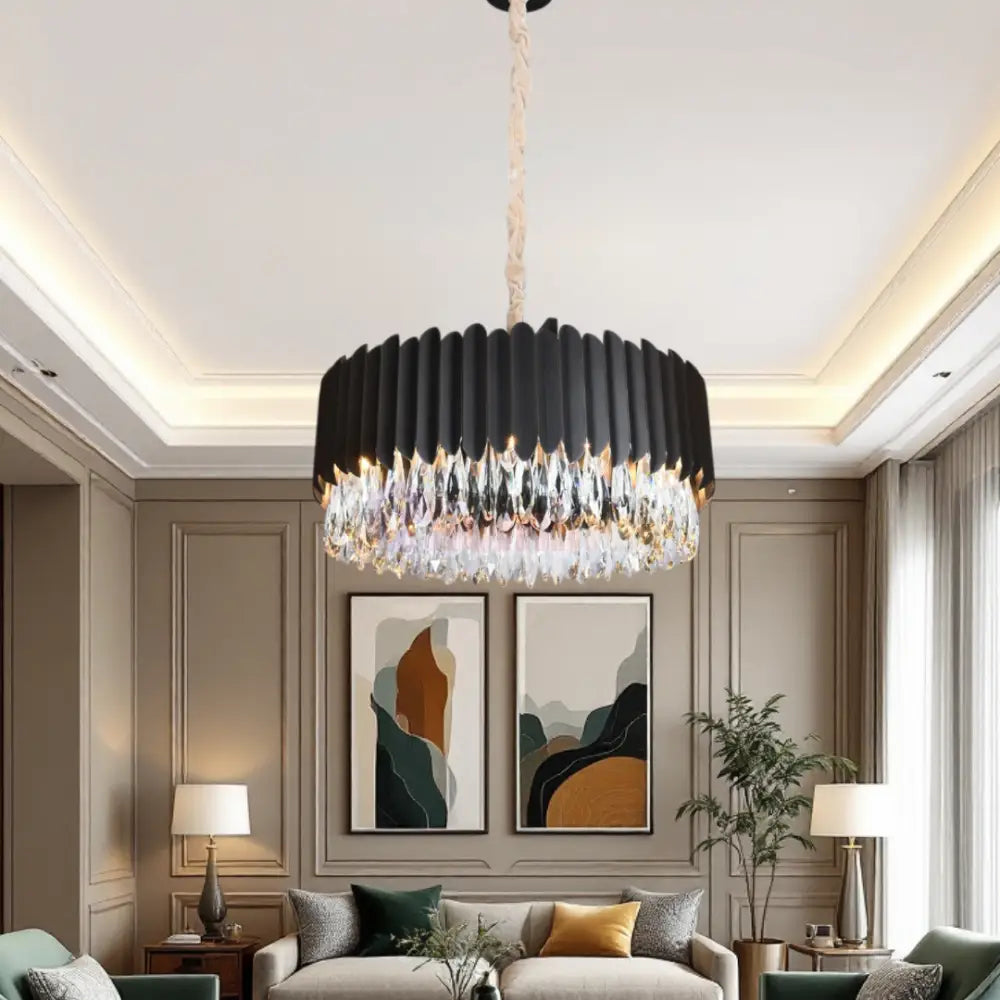Candelabru Cristal 8xE14 Black Extravaganza NEAGRA / 55X26CM / CRISTAL Chandeliers Crystal