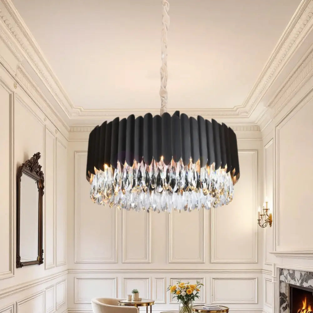 Candelabru Cristal 8xE14 Black Extravaganza NEAGRA / 55X26CM / CRISTAL Chandeliers Crystal