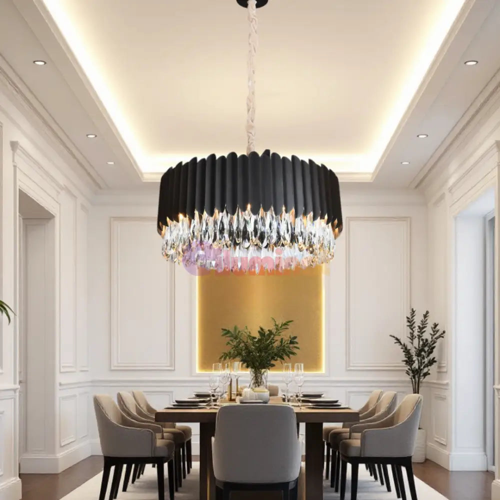 Candelabru Cristal 8xE14 Black Extravaganza NEAGRA / 55X26CM / CRISTAL Chandeliers Crystal