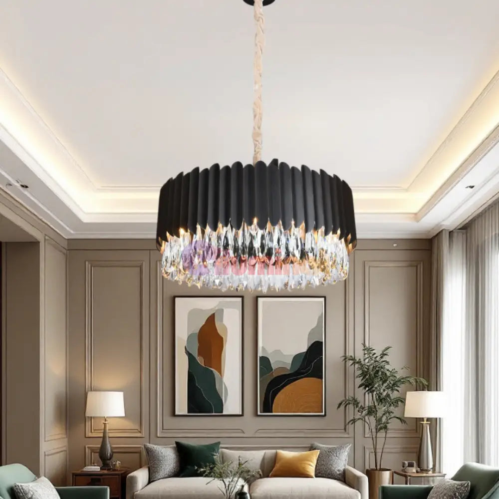 Candelabru Cristal 8xE14 Black Extravaganza NEAGRA / 55X26CM / CRISTAL Chandeliers Crystal