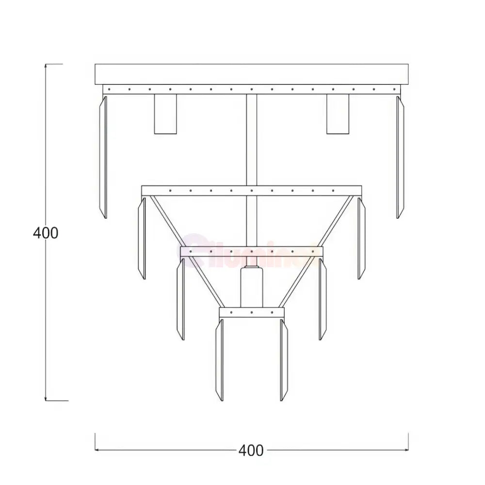 Lustra Cristal 5xE14 Volux ALB + AURIU / CRISTAL / 30CM Chandeliers Crystal