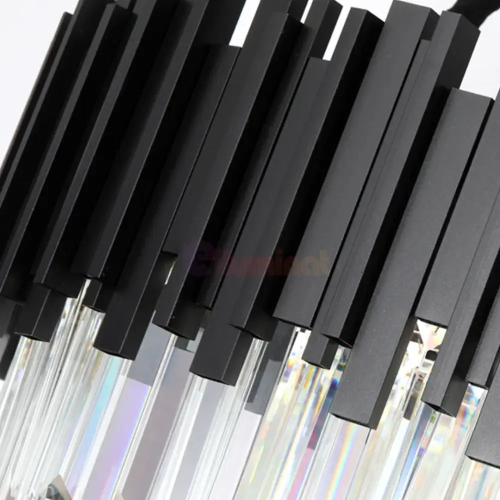 Lustra Cristal BLACK E14 5 Dimensiuni Lighting Fixtures
