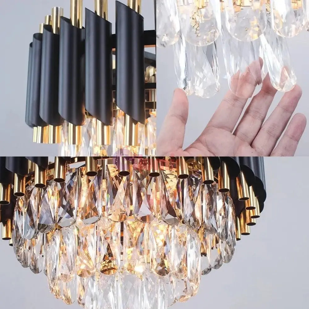 Candelabru Cristal Black Panther 300Mm Chandeliers Crystal