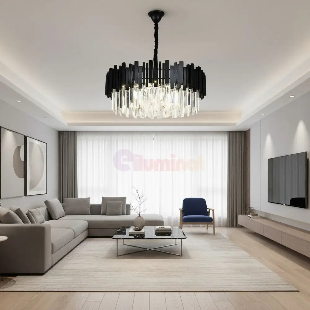 Candelabru Cristal BLACK WIDOW Ø50CM Chandeliers Crystal