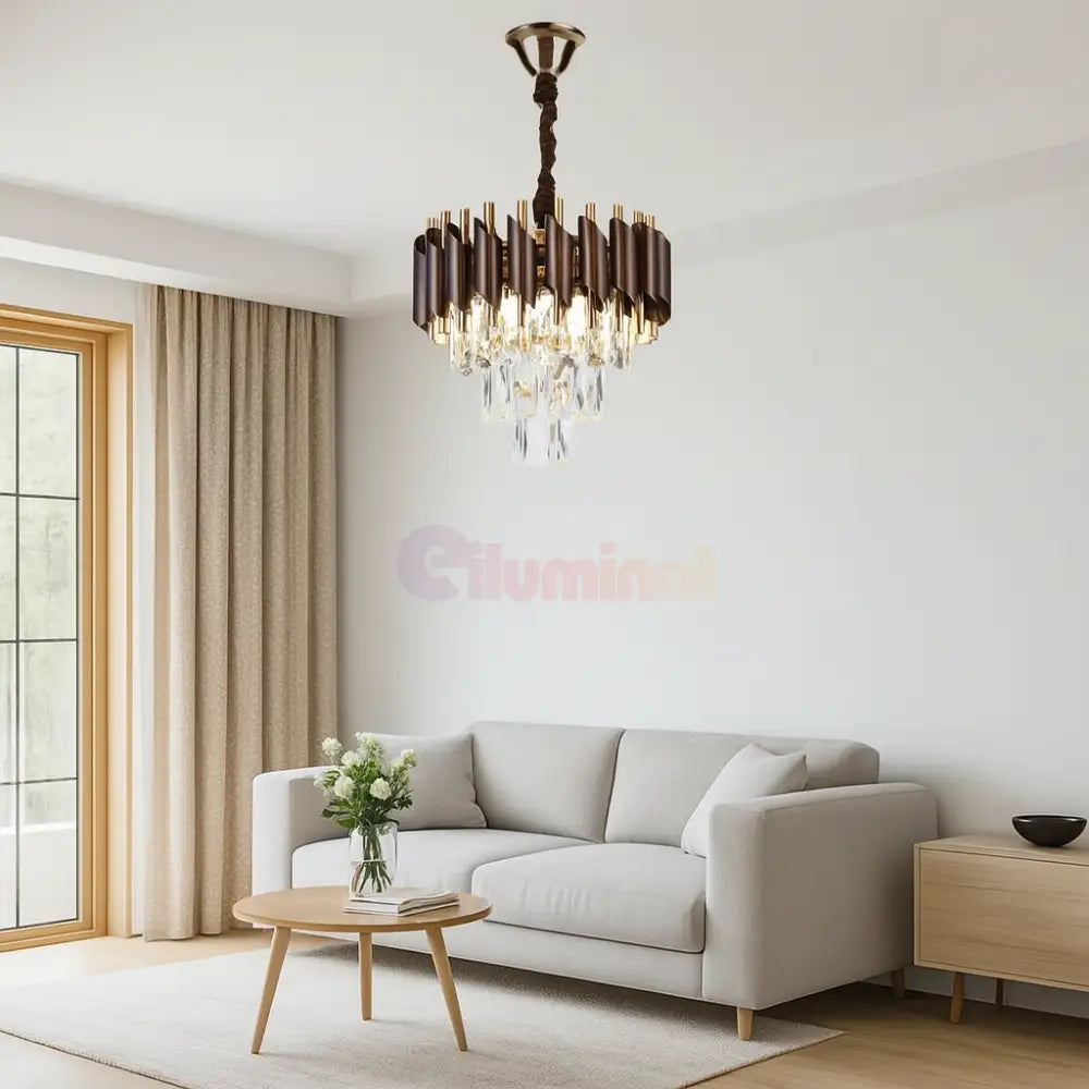 Candelabru Cristal RFAN 3xE27 S9001/300KF + FGD AURIE / CRISTAL / 30CM Chandeliers Crystal
