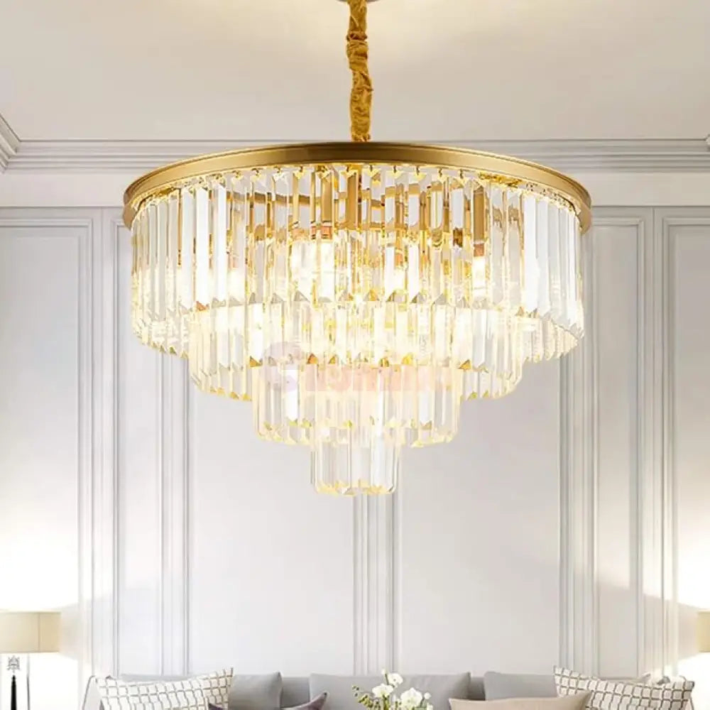 Candelabru Cristal Contemporary Beauty Gold 60Cm Chandeliers Crystal