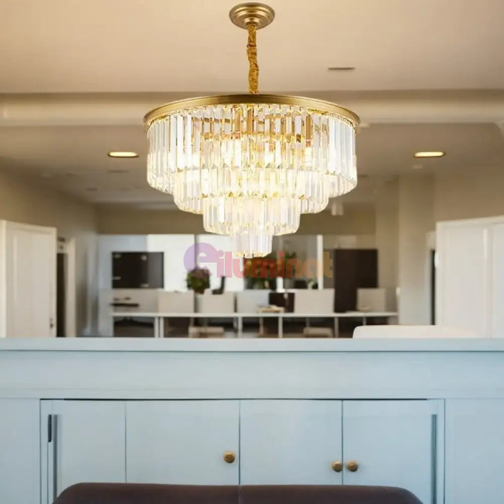 Candelabru Cristal Contemporary Beauty Gold 60Cm Chandeliers Crystal