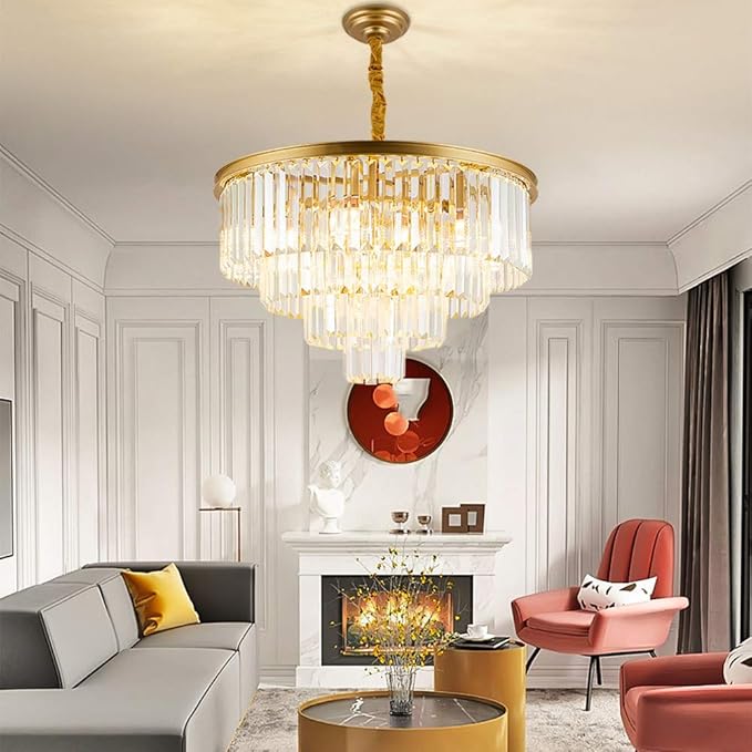 Candelabru Cristal Contemporary Beauty Gold 60Cm Chandeliers Crystal