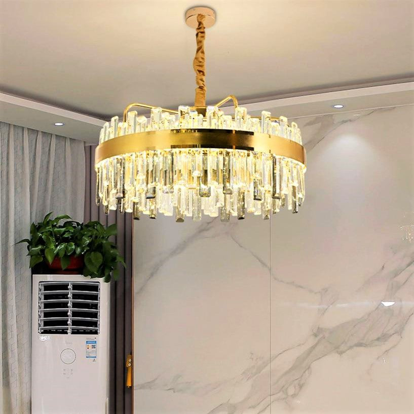 Candelabru Led 150W Cristal Milan 600Mm Telecomanda