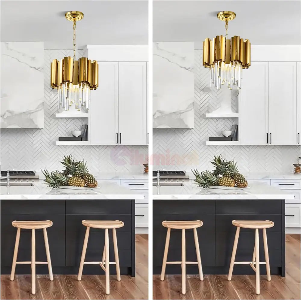 Candelabru Cristal Glory Gold Grande 300Mm Chandeliers Crystal