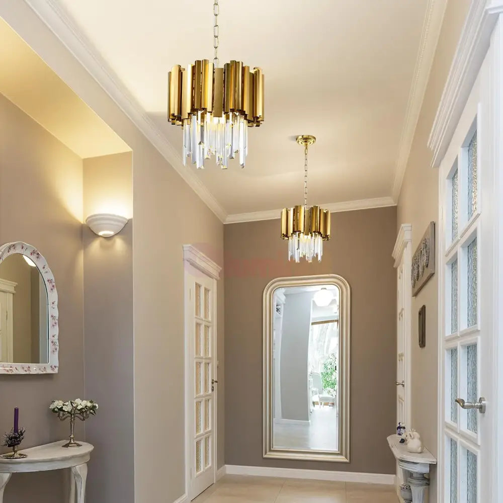 Candelabru Cristal Glory Gold Grande 300Mm Chandeliers Crystal