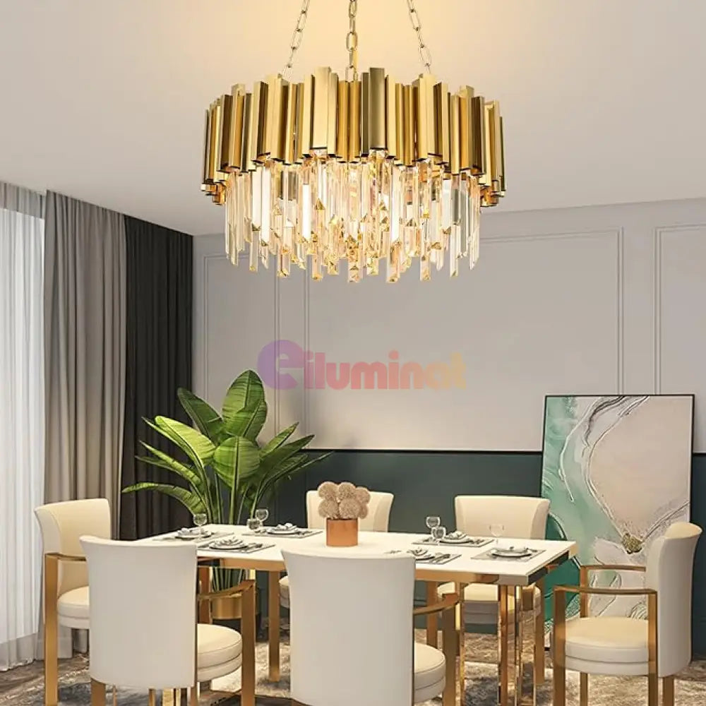 Candelabru Cristal Glory Gold Grande 600Mm Chandeliers Crystal