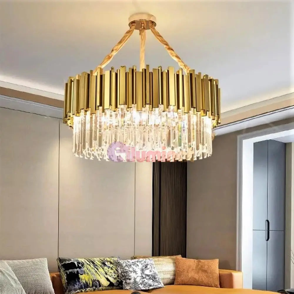 Candelabru Cristal Glory Gold Grande 600Mm Chandeliers Crystal