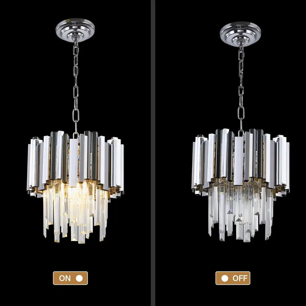 Candelabru Cristal Glory Silver 30Cm Chandeliers Crystal