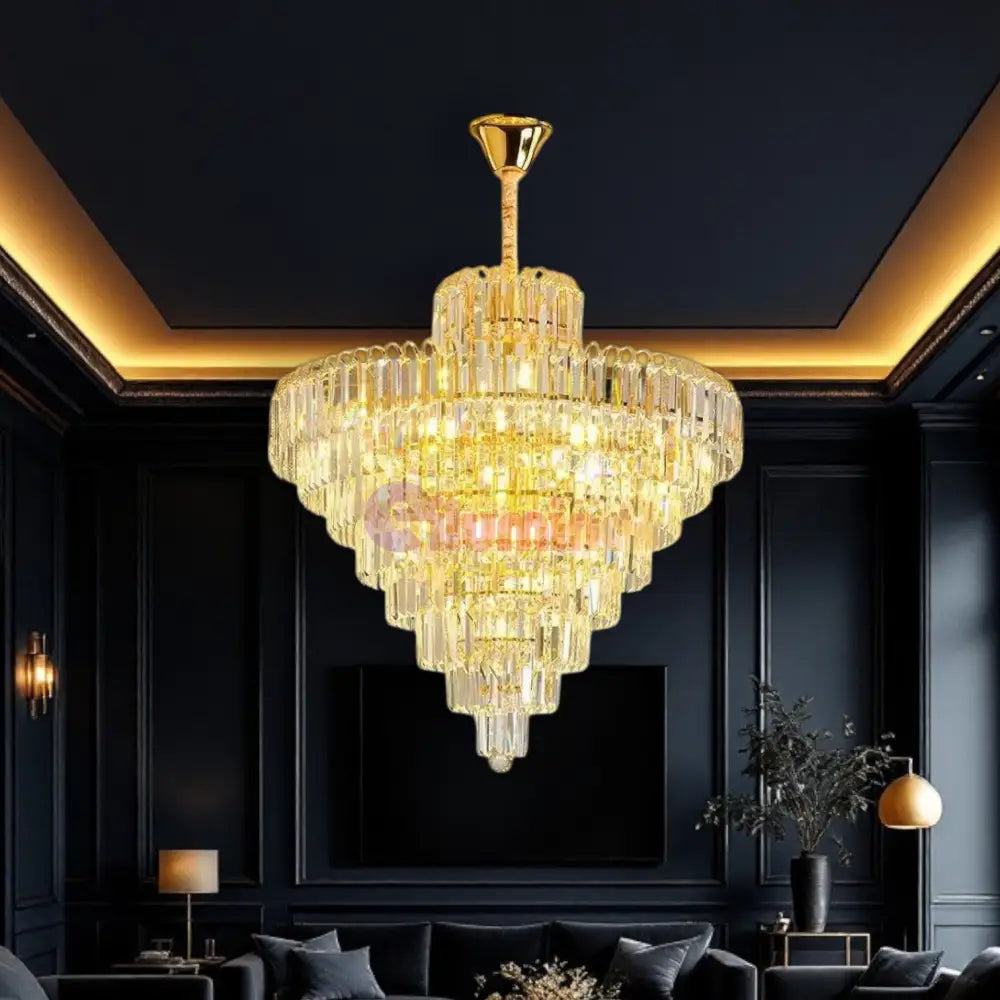 Candelabru Cristal Elegance 8 Becuri E14 si 94cm 90CM / CRISTAL / AURIE Chandeliers Crystal