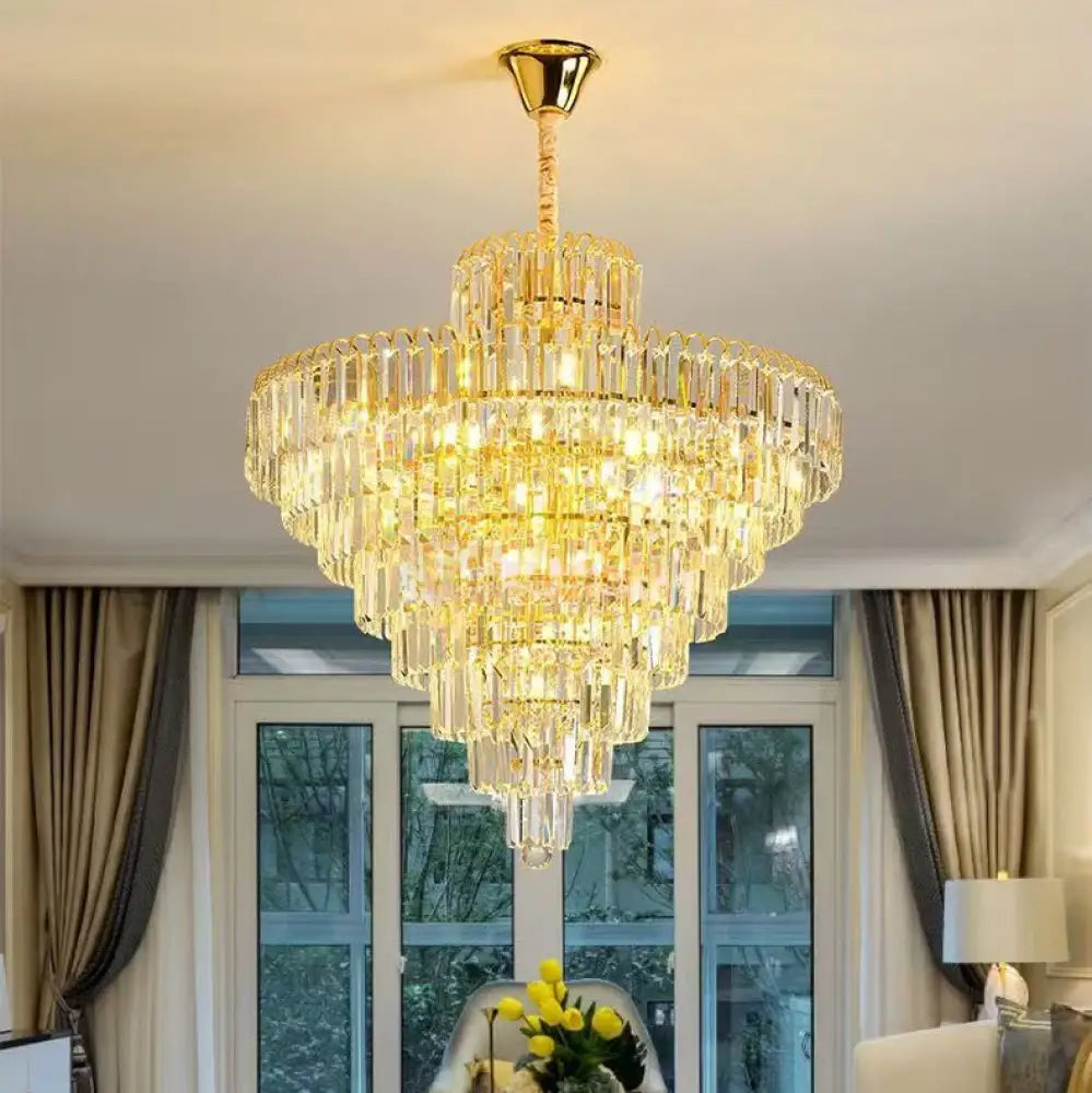Candelabru Cristal Elegance 8 Becuri E14 si 94cm 90CM / CRISTAL / AURIE Chandeliers Crystal
