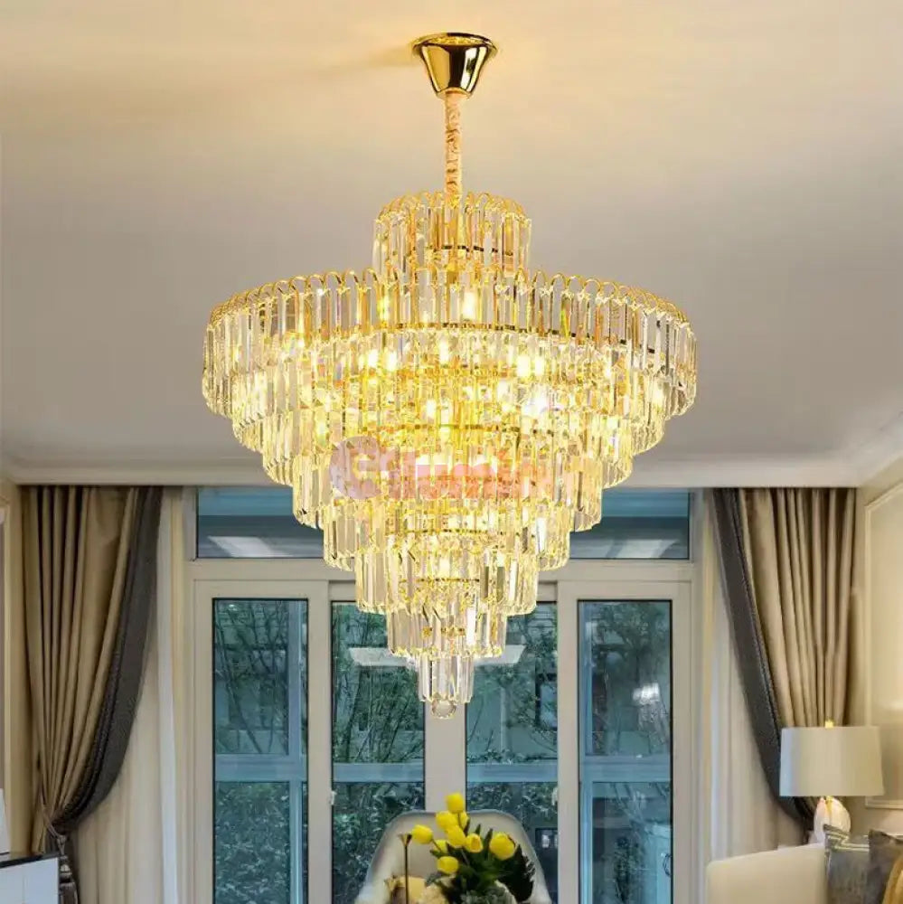 Candelabru Cristal Elegance 8 Becuri E14 si 94cm 90CM / CRISTAL / AURIE Chandeliers Crystal