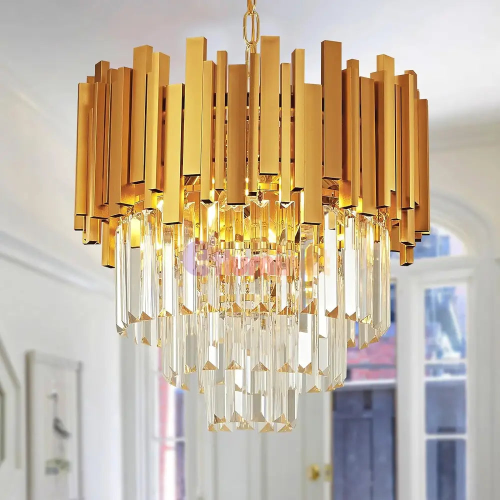 Candelabru Cristal Golden Maxi 400Mm Chandeliers Crystal