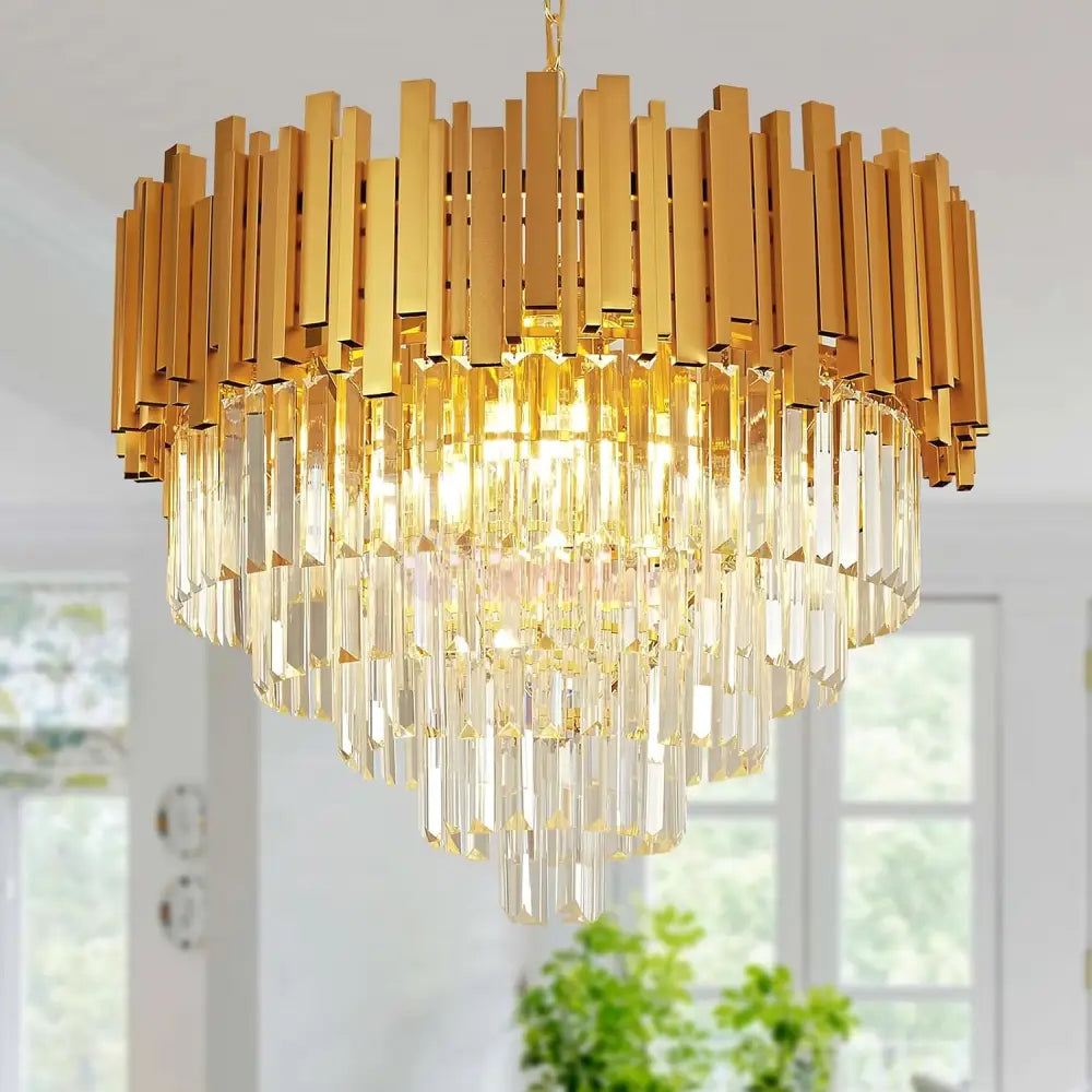 Candelabru Cristal Golden Maxi 500Mm Chandeliers Crystal