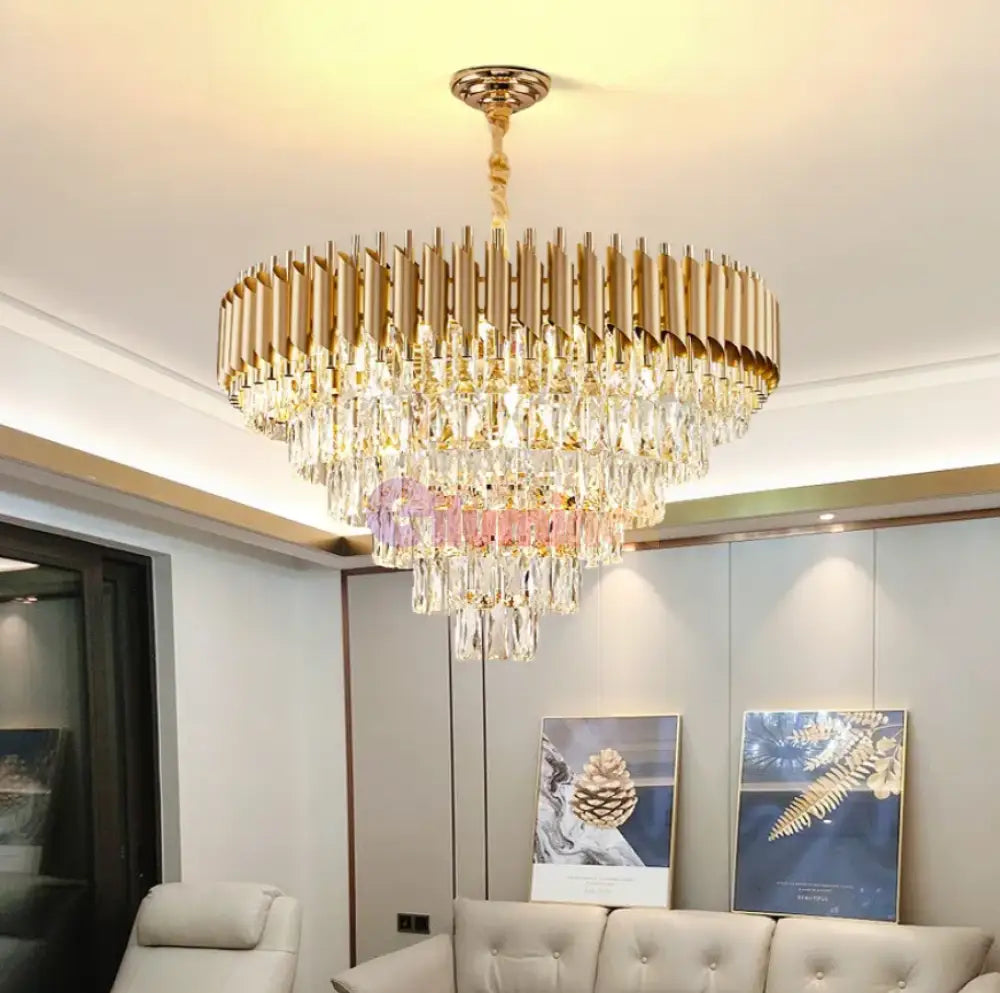 Candelabru Cristal Golden Panther 600Mm Chandeliers Crystal