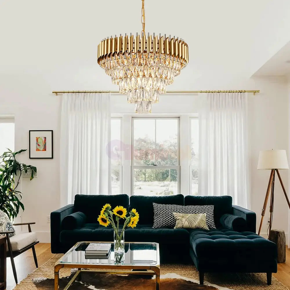 Candelabru Cristal Golden Panther 600Mm Chandeliers Crystal