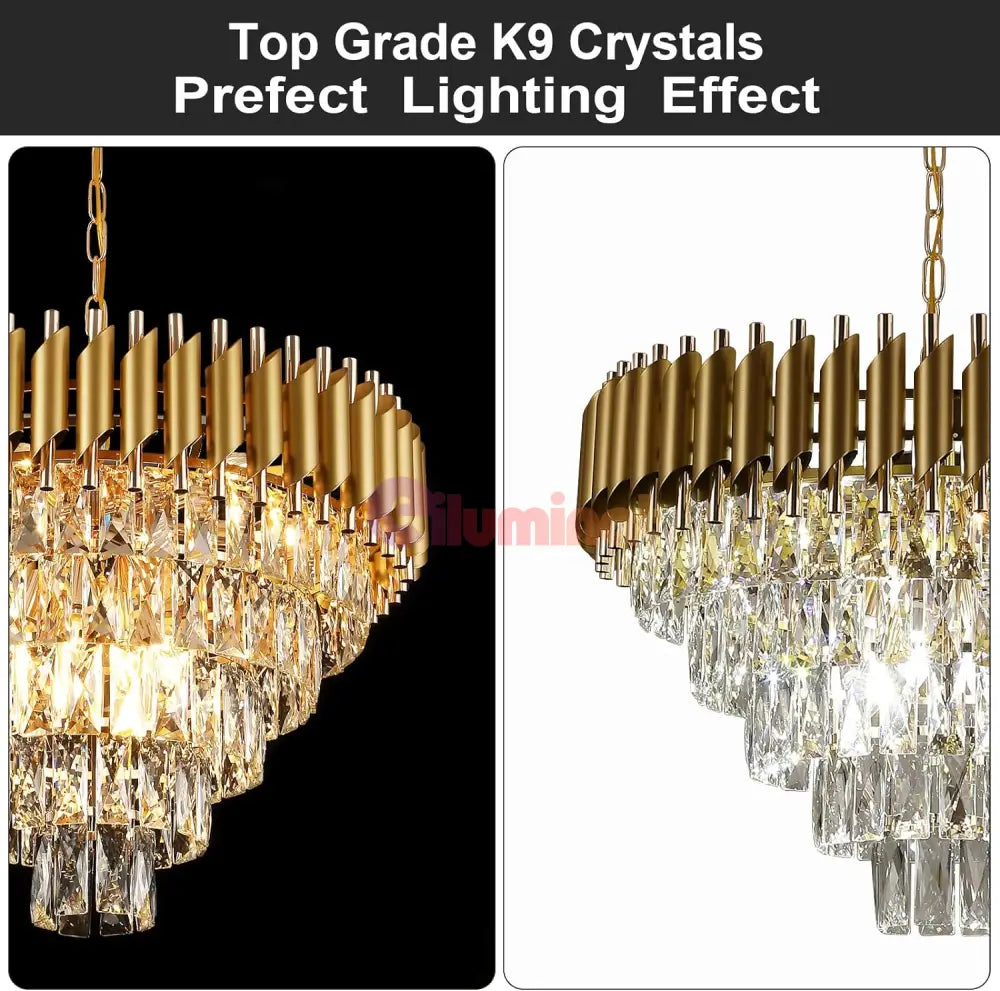 Candelabru Cristal Golden Panther 600Mm Chandeliers Crystal