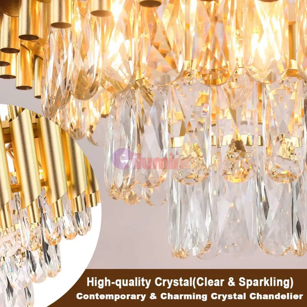 Candelabru Cristal Golden Panther 800X300Mm Chandeliers Crystal