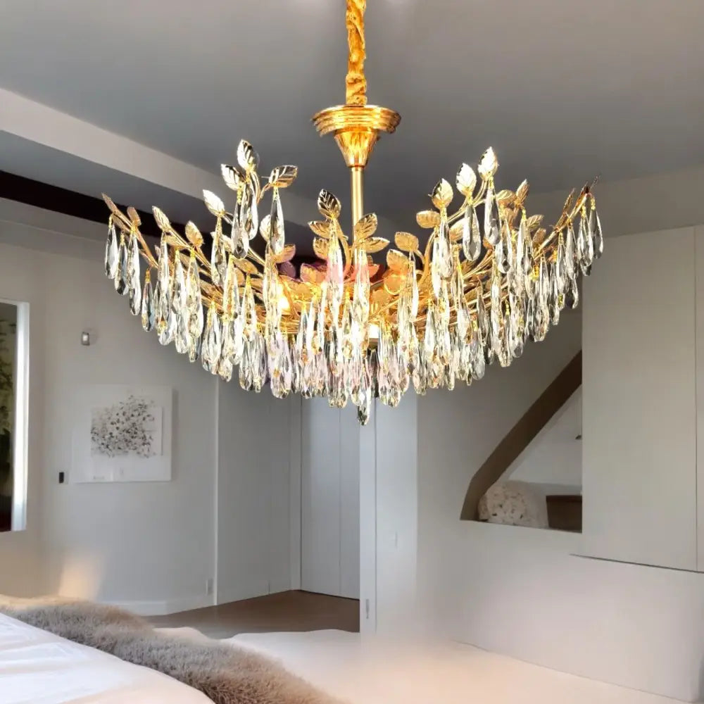 Candelabru Cristal Golden Rome Chandeliers Crystal