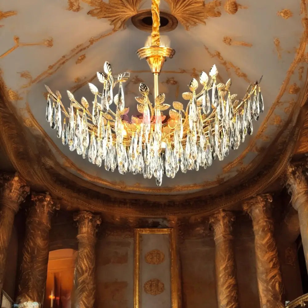 Candelabru Cristal Golden Rome Chandeliers Crystal