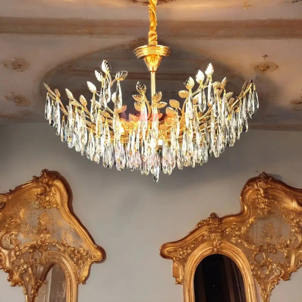 Candelabru Cristal Golden Rome Chandeliers Crystal