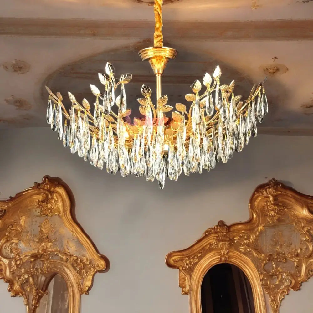 Candelabru Cristal Golden Rome Chandeliers Crystal