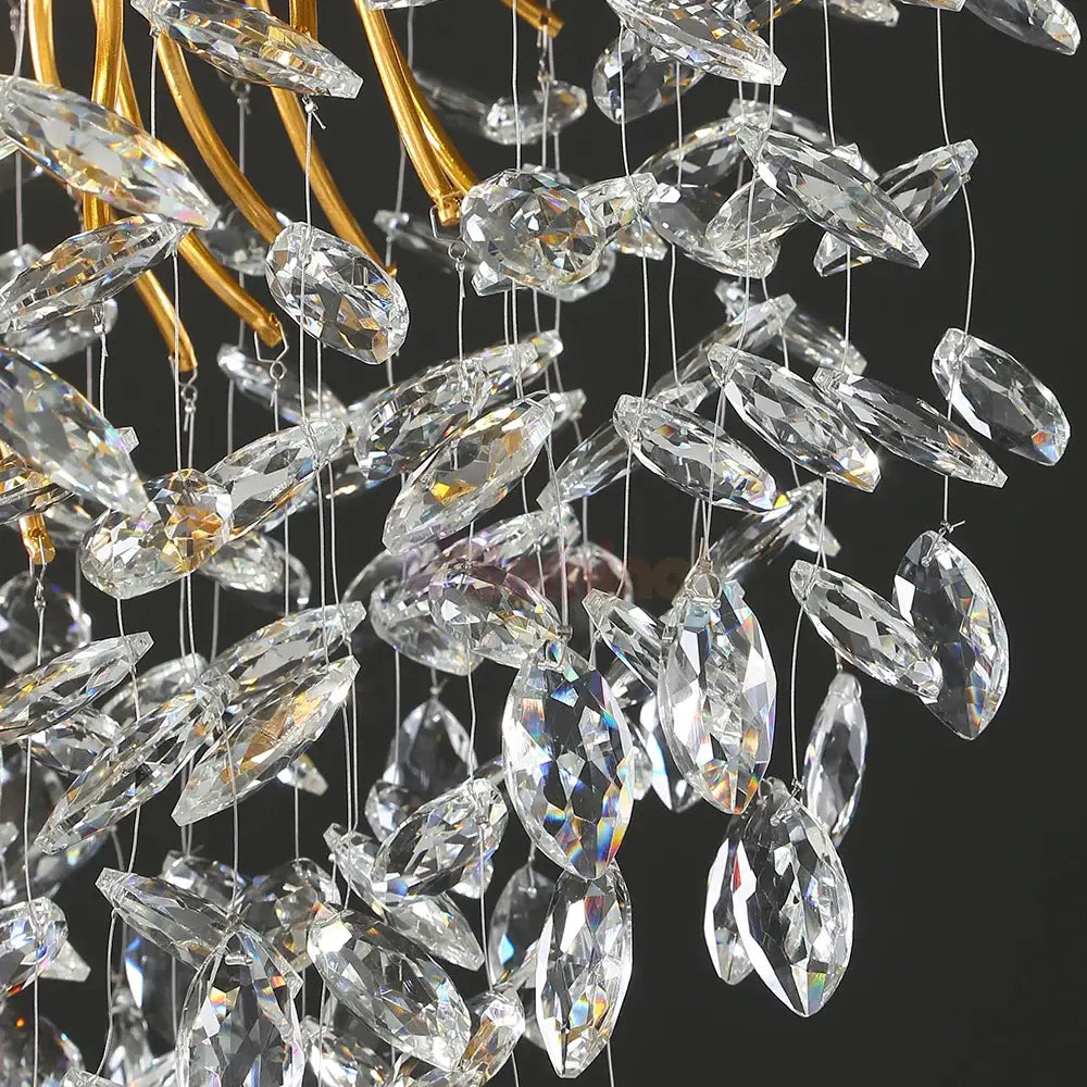 Candelabru Cristal LUXURY 120x45cm Golden Klara AURIE / CRISTAL / 120X45CM Chandeliers Crystal