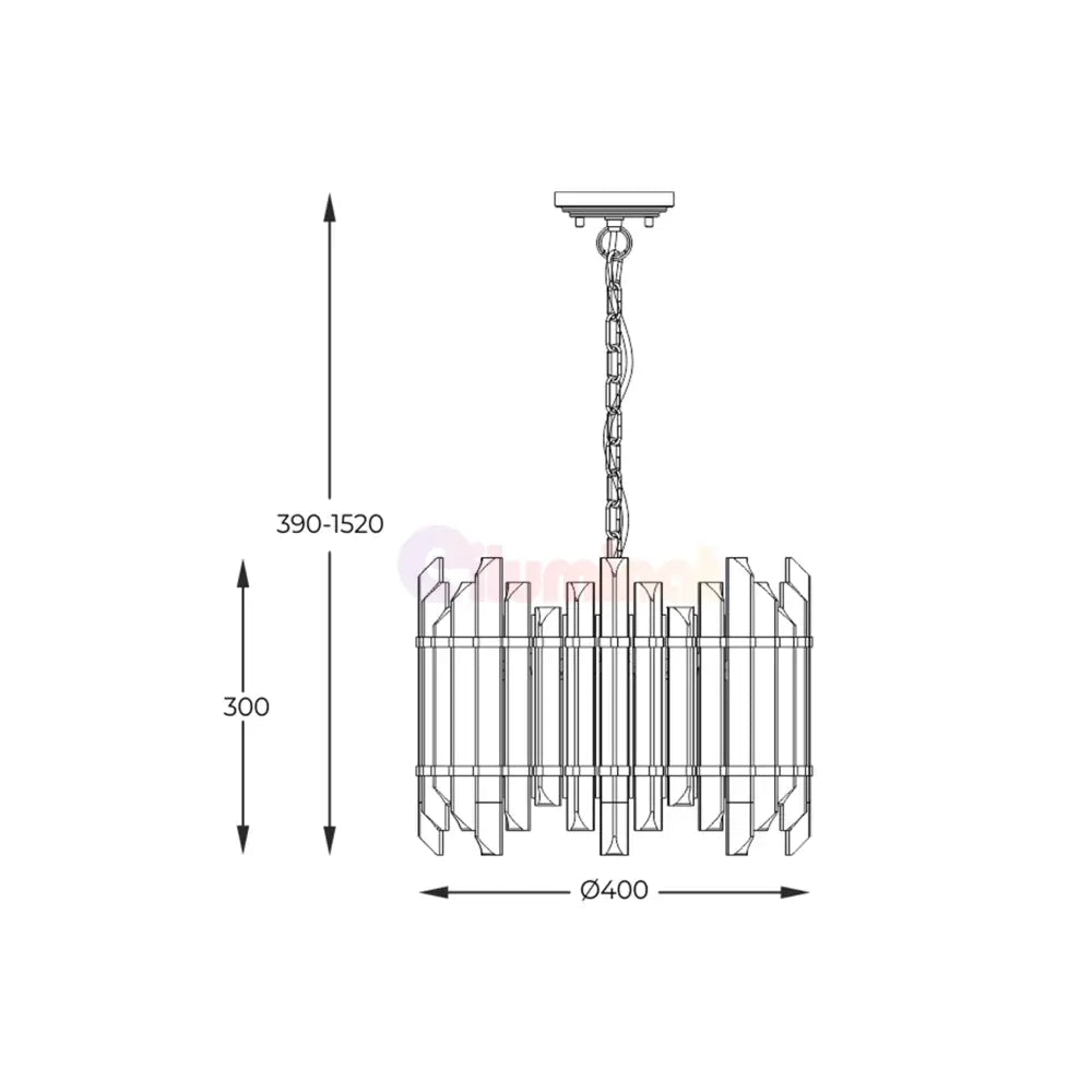Candelabru Cristal Luxury ALEXANDRIA Premium AURIE / CRISTAL / 40CM Chandeliers Crystal