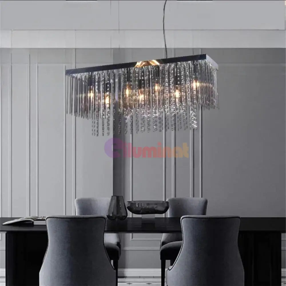 Candelabru Cristal Luxury Black Beauty 75X25Cm Chandeliers Crystal