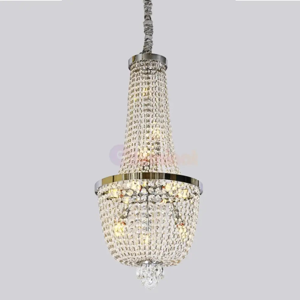 Candelabru Cristal Luxury Chrome 90Cm -P82404 Chandeliers Crystal