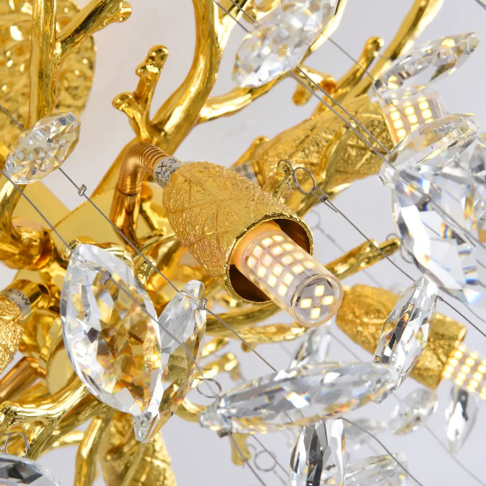 Lustra LED Gold 6XG9 KLARA AURIE / MINIMALIST DESIGN Lighting Fixtures