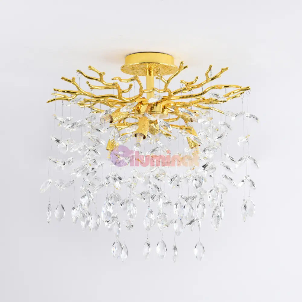 Lustra LED Gold 6XG9 KLARA AURIE / MINIMALIST DESIGN Lighting Fixtures