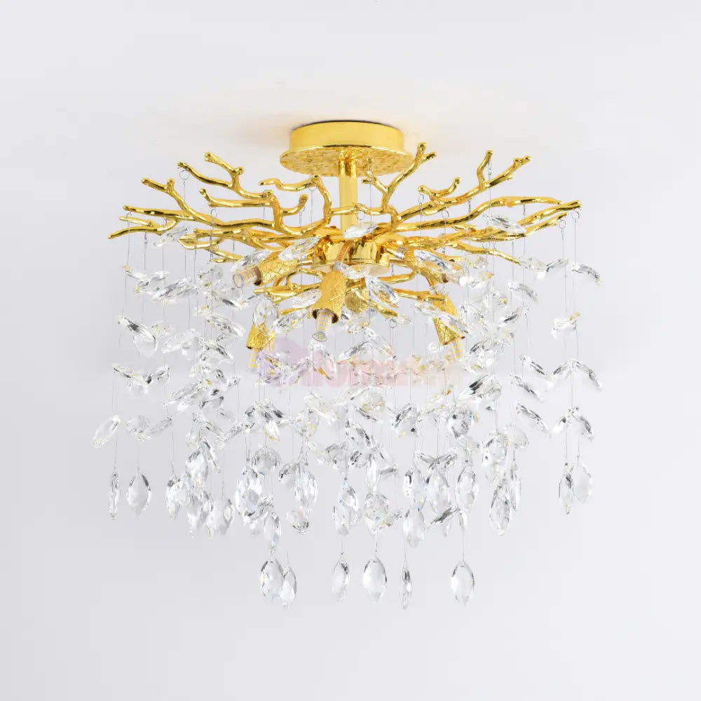 Lustra LED Gold 6XG9 KLARA AURIE / MINIMALIST DESIGN Lighting Fixtures