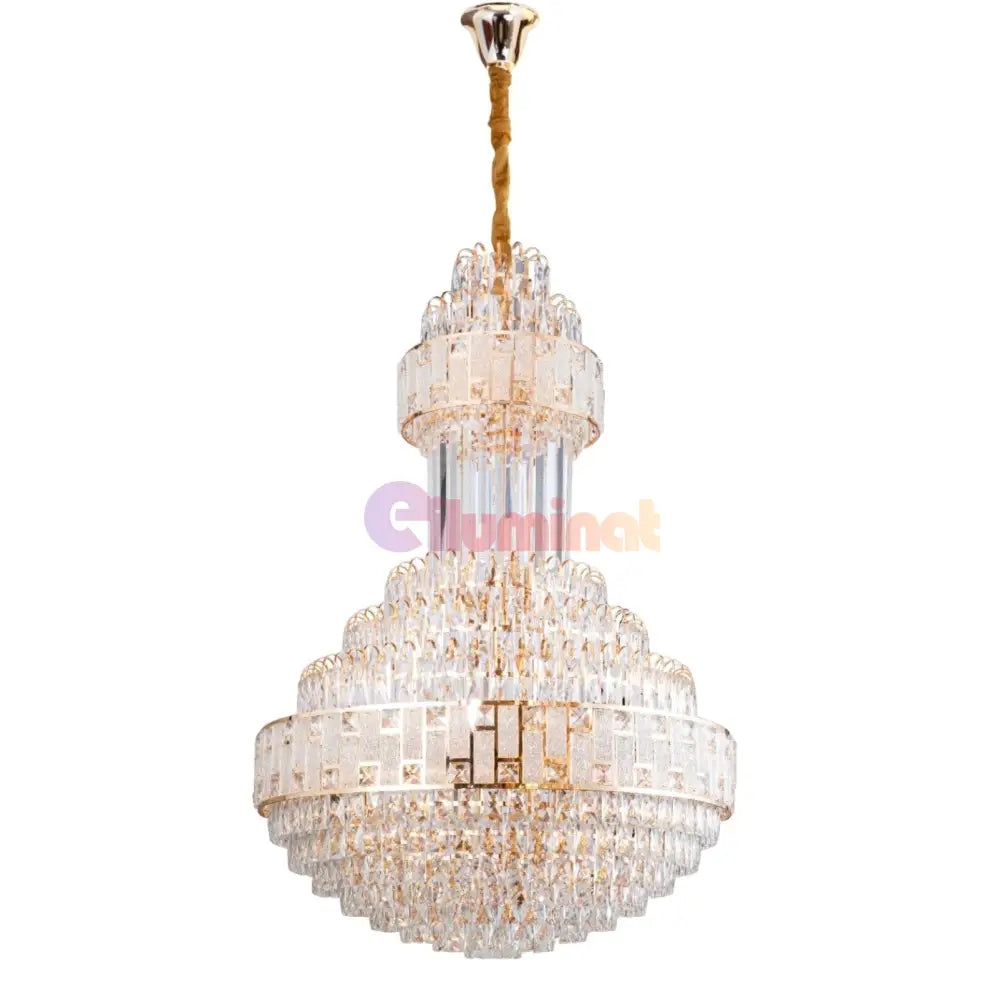 Candelabru Cristal Luxury Golden 120Cm -L301 Chandeliers Crystal