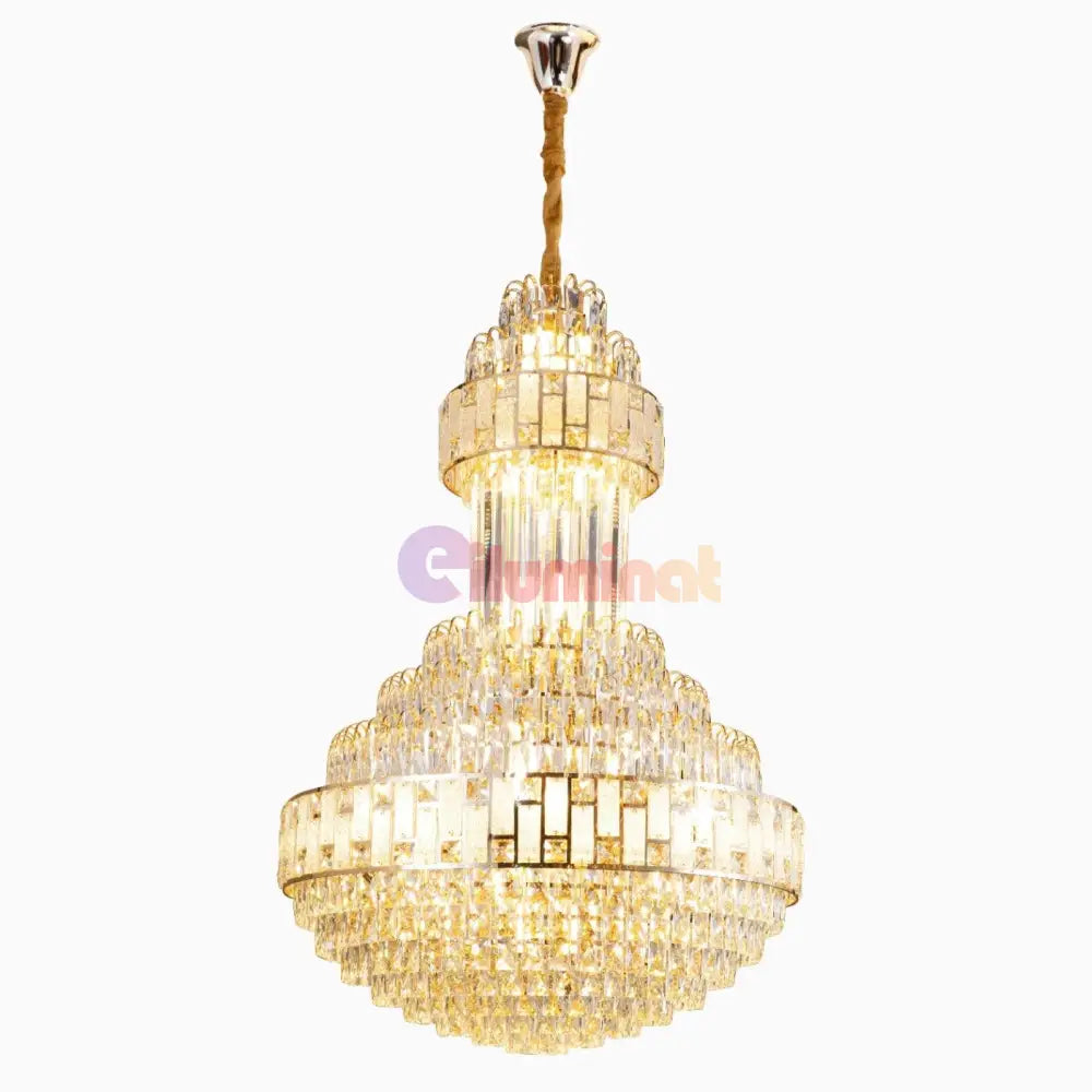 Candelabru Cristal Luxury Golden 120Cm -L301 Chandeliers Crystal