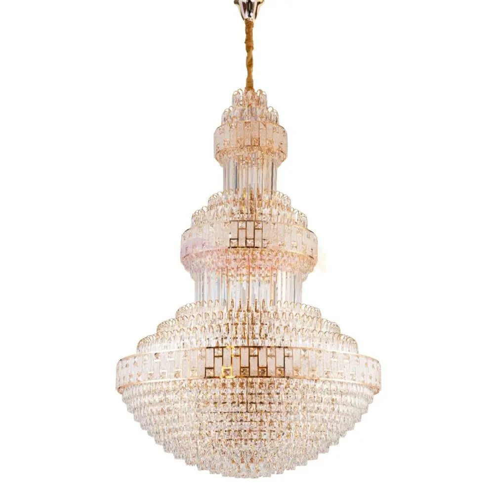 Candelabru Cristal Luxury Golden 180Cm -L301 Chandeliers Crystal